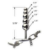 Chastity Belt & Bar With Plug